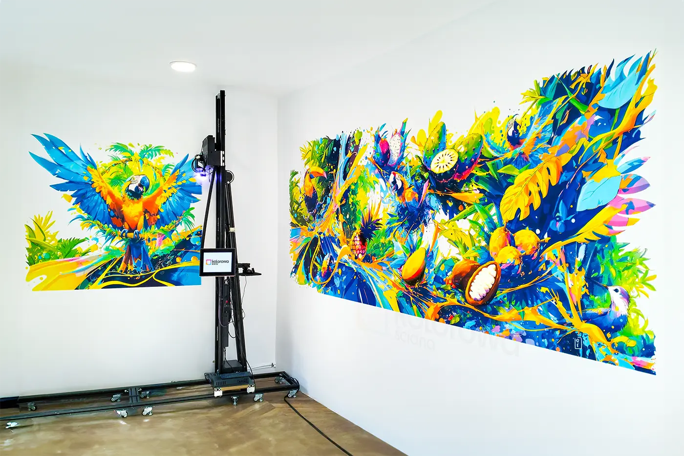 Wall printing background